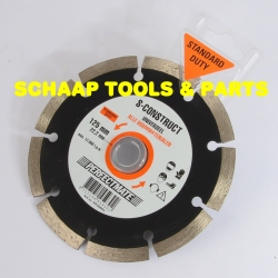 Diamant UNIVERSEEL zaagblad S-CONSTRUCT 125x22.2mm | EPU0602